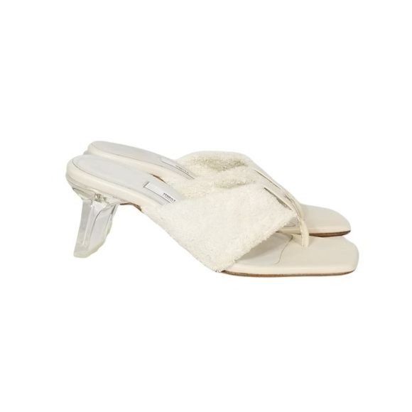 MIISTA London New In Box Carissa Sandal in Ivory Salt Towel Womens Size 9.5 - Picture 2 of 10